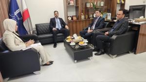 The visit of  Dr. Bassem Abdulhadi, the esteemed Deputy Consul General of Iraq in Mashhad, and Dr. Zahoor Sadegh, the esteemed Head of the Cultural and Educational Section of the Iraqi Consulate, to the Office of Non-Iranian Students at Ferdowsi Universit